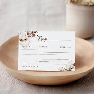 Carte de recette SIERRA Bohemian Pampas