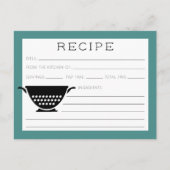 Carte de recette | Simple et moderne (Devant)