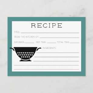 Carte de recette   Simplement Moderne