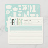 Carte de recette Stock Mod La Fête des mariées de  (Devant / Derrière)