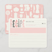 Carte de recette Stock Mod La Fête des mariées de  (Devant / Derrière)