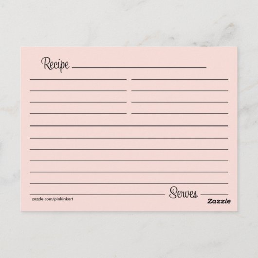 Carte de recette tomate italienne (Dos)