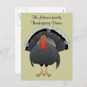 Carte de recette Turquie (Devant / Derrière)