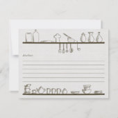 Carte de recette vintage (Dos)