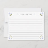 Carte de recette Vintage pourpre (Dos)