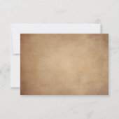 Carte de recette vintage Rustique Ancien Parchemin (Dos)