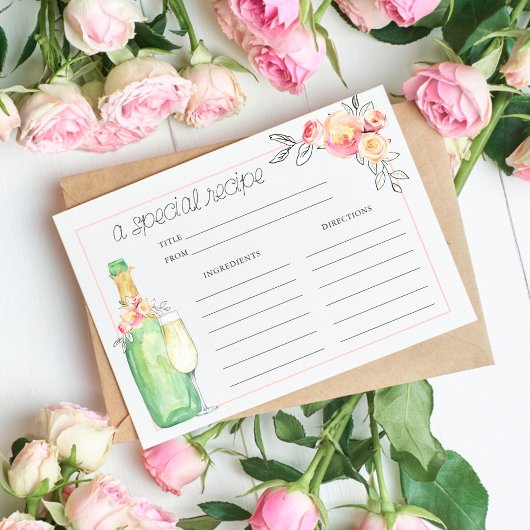 Carte de recettes Brunch & Bubbly Bridal Brunch