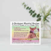 Carte de recettes Circle Horse Race Martini Recett (Debout devant)