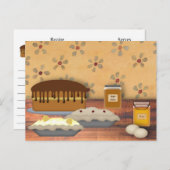 Carte de recettes Country Desserts (Devant / Derrière)