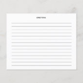 Carte de recettes culinaires simple Air Fryer (Dos)