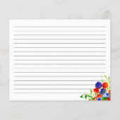 Carte de recettes de baies mixtes d'été (Dos)