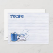 carte de recettes de cacao chaud (Devant / Derrière)