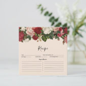 Carte de recettes de la guirlande florale de Bourg (Debout devant)