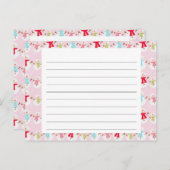 Carte de recettes de la saison des fêtes (Devant / Derrière)