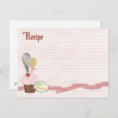 carte de recettes délicieuse (Devant / Derrière)