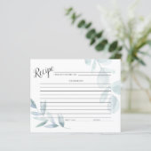 CARTE DE RECETTES | Eucalyptus bleu-dusté (Debout devant)