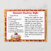 Carte de recettes Fraise Fraise Fabriquée maison (Devant)