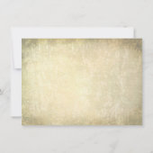 carte de recettes rustiques de sculpture de coeur (Dos)