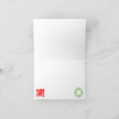 Carte de recherche de mot de salutations de saison (Intérieur)