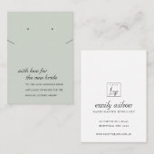 CARTE DE RECHERCHE DE NOUVELLE BRIDE GREY GREEN (Devant / Derrière)