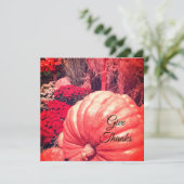 Carte de récolte d'automne (Debout devant)