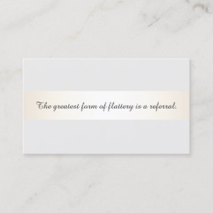 Carte de recommandation du client