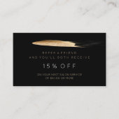 Carte de recommandation du salon Vip Parties scint (Devant)