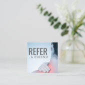 Carte de recommandation pour massothérapeute moder (Debout devant)