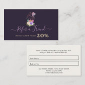 carte de recommandation professionnelle de la boul (Devant / Derrière)