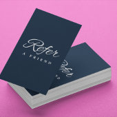 Carte de recommandation professionnelle minimalist