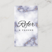 Carte de recommandation professionnelle minimalist (Devant)