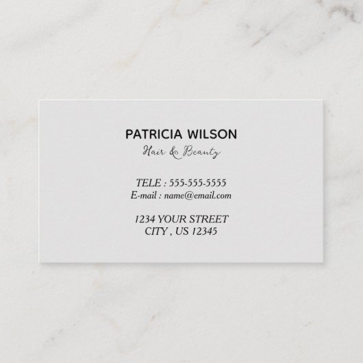 Carte de recommandation, Référer un ami, Carte de (Dos)