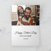 Carte de récompense Meilleur Papa Personnalisable (Intérieur)