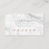 Carte de récompense PixDezines Marble Blush Pink (Devant)