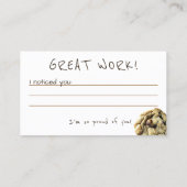 Carte de récompense Smart Cookie Teacher (Dos)