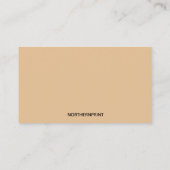 Carte de récompenses de fidélité de la boutique de (Dos)