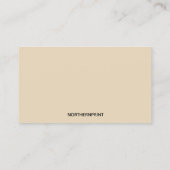 Carte de récompenses de fidélité du fabricant de c (Dos)