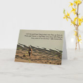 Carte de réconfort pour perte d'animal de compagni (Fleur jaune)