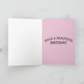 CARTE DE RECONNAISSANCE CHAT FILLE ANNIVERSAIRE (Intérieur)