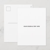Carte de reconnaissance minimaliste blanche propre (Devant / Derrière)