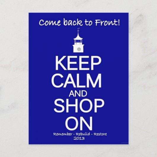 Carte de récupération d'incendie de Georgetown en  (Devant)