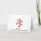 Carte de Red Tree (Dos)