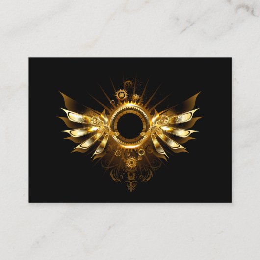 Carte De Réduction Ailes steampunk (Devant)