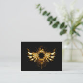 Carte De Réduction Ailes steampunk (Debout devant)