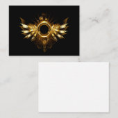 Carte De Réduction Ailes steampunk (Devant / Derrière)