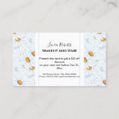 Carte De Réduction Aquarelle moderne marguerite florale (Dos)