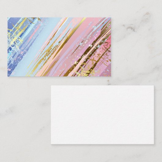 Carte De Réduction Arrière - plan rose texturé (Devant / Derrière)