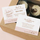 Carte De Réduction Baker Cupcake Thank You Promo Code Pastry Bakery