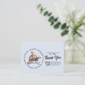 Carte De Réduction Bakery Pastry Chef Cake Baker Thank You Promo Code (Debout devant)