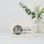 Carte De Réduction Bakery Pastry Chef Cake Baker Thank You Promo Code (Debout devant)